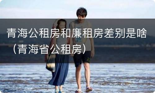 青海公租房和廉租房差别是啥（青海省公租房）