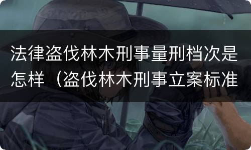 法律盗伐林木刑事量刑档次是怎样（盗伐林木刑事立案标准）