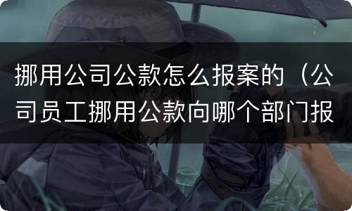 挪用公司公款怎么报案的（公司员工挪用公款向哪个部门报案）