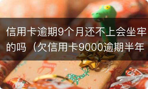 信用卡逾期9个月还不上会坐牢的吗（欠信用卡9000逾期半年会坐牢吗）