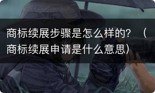 商标续展步骤是怎么样的？（商标续展申请是什么意思）