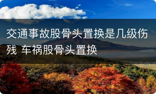 交通事故股骨头置换是几级伤残 车祸股骨头置换