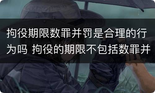 拘役期限数罪并罚是合理的行为吗 拘役的期限不包括数罪并罚是