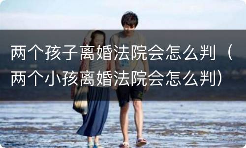 两个孩子离婚法院会怎么判（两个小孩离婚法院会怎么判）