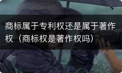 商标属于专利权还是属于著作权（商标权是著作权吗）