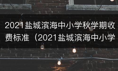 2021盐城滨海中小学秋学期收费标准（2021盐城滨海中小学秋学期收费标准是多少）