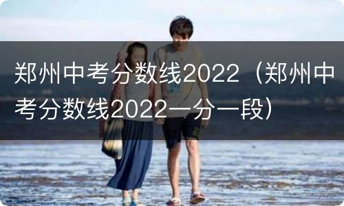 郑州中考分数线2022（郑州中考分数线2022一分一段）