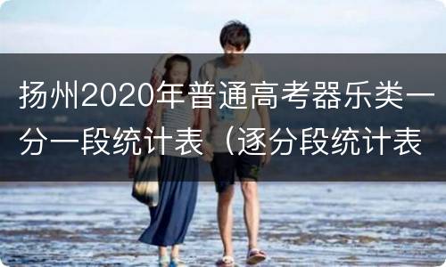 扬州2020年普通高考器乐类一分一段统计表（逐分段统计表）