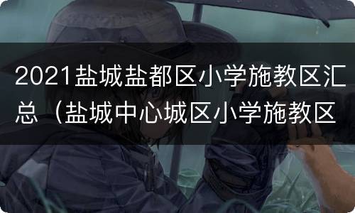 2021盐城盐都区小学施教区汇总（盐城中心城区小学施教区）