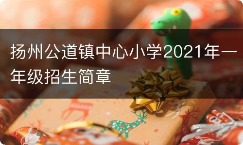 扬州公道镇中心小学2021年一年级招生简章