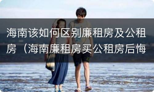 海南该如何区别廉租房及公租房（海南廉租房买公租房后悔了）