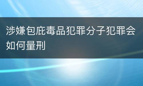 涉嫌包庇毒品犯罪分子犯罪会如何量刑